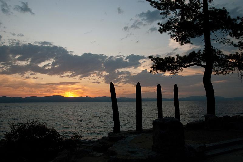 Zephyr Sunset.jpg - Sunset seen from the Zephyr Point Presbyterian Conference Center, site of the Stone Church Mens Mission Work Trip, September 1114, 2009.  (Photo by Dan Raby, earlier in 2009)